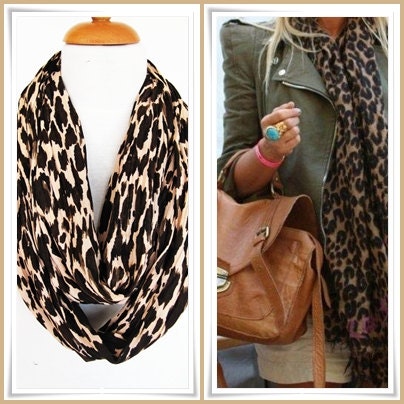 Elegant Leopard Scarf, Winter Trends, Gift