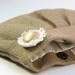 Burlap Wedding Clutch Purses