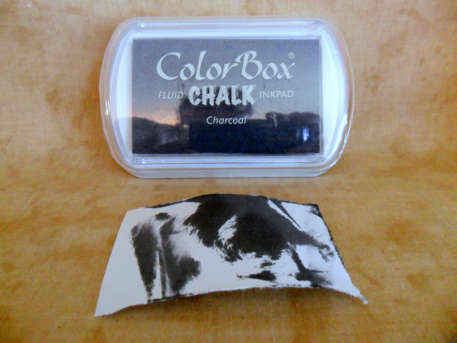 Charcoal Gray Grey Chalk Ink Stamp Pad by Colorbox-SALE