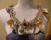 Baroque Necklace Game of Thrones Jewels Haute Couture Bling Necklace Choker Marie Anotinettestyle panther.