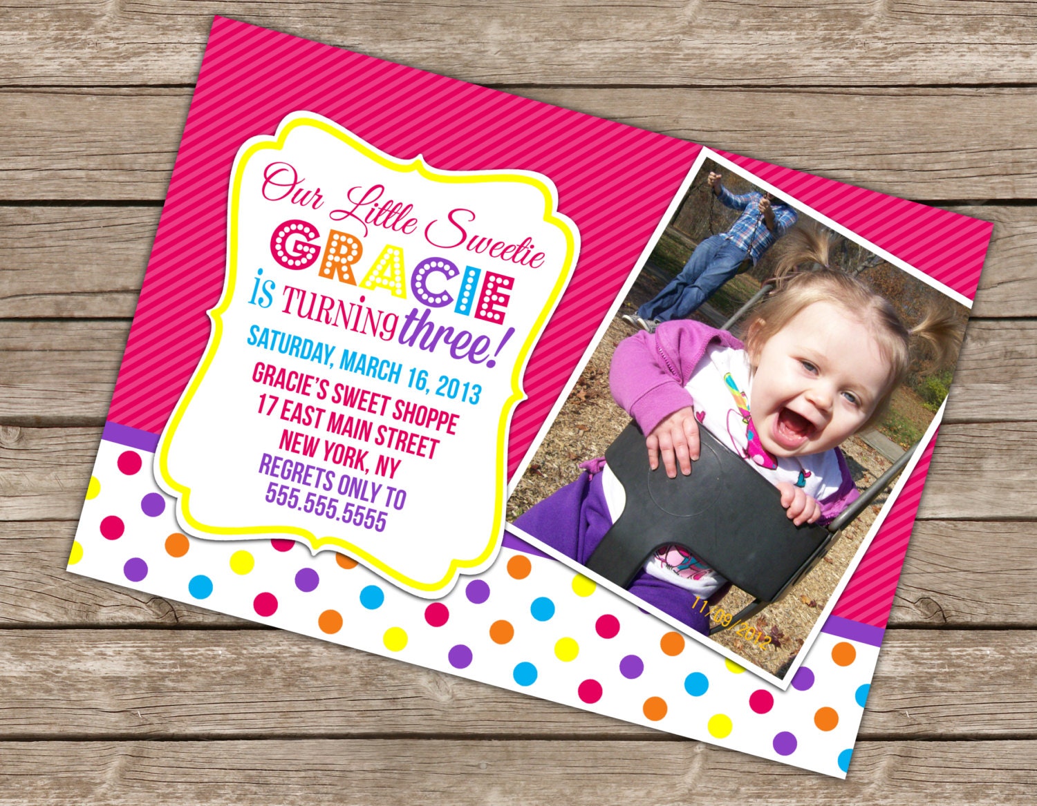 Sweet Shoppe Birthday Invitation (Printable Digital File) Il_170x135