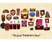 The Great Trophy Room 11x17 Giclee
