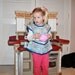 Child's Apron with FREE Oven Mitt- Snoopy with Blue Trim
