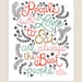 8x10-in Julia Child Quote Illustration.