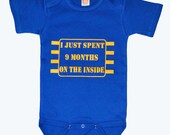 I JUST SPENT 9 Months on the INSIDE Bodysuits, Baby Shower, Toddler, Tees, Infant, Preemie, Newborn, Children, Kids, Party Favor, Twins
