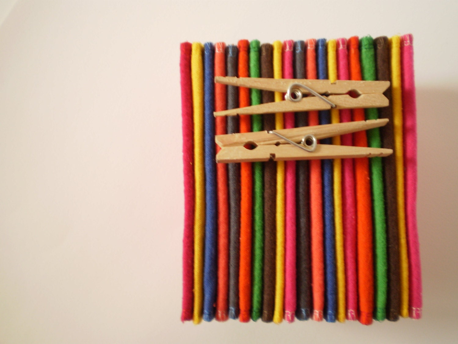 Reusable Cloth Wipes--Petite--Pack of 20--Bright Rainbow Solids Mix--Ready to Ship
