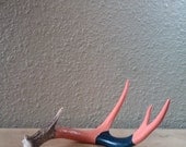 Handpainted, naturally shed whitetail Deer antler