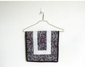 Mothers Day - 21x14in - Hand Quilted Mini Table Runner in Floral and White