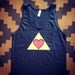 Unisex Zelda Triforce & Heart Tank