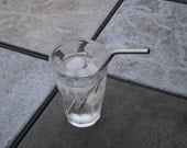 Stainless Steel Regular Bent Straws - 4 Pack - Reusable and Eco Friendly - Lifetime Guarantee