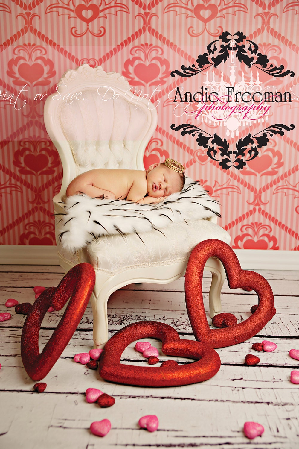 CUSTOMER FAVORITE 5ft x 6ft PINK Hearts Damask / Vinyl Photography Backdrop