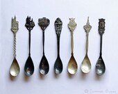 Spoon Photography - Dutch Spoon Collection - Vintage Spoons - Still Life Travel Art - 8x10 Fine Art Photograph