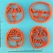 Set of 4 Meme Face Cookie Cutters