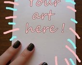 CUSTOM ARTWORK with free postage worldwide