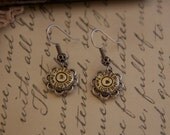 Bullet Casing Jewelry-Dangle Earrings-Speer 9mm Luger P-Brass Spent Casings-Caliber Jewelry