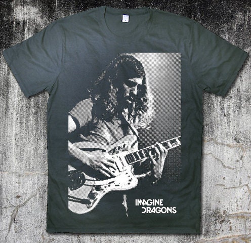 Imagine Dragons Solo dolo Wayne Wing Sermon Dan Reynolds On Tour Night Visions The Archive Egyptian Band Dark Gray Unisex T-Shirt