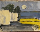 Full moon rising, 2011 - original landscape painting, Shirley Kanyon