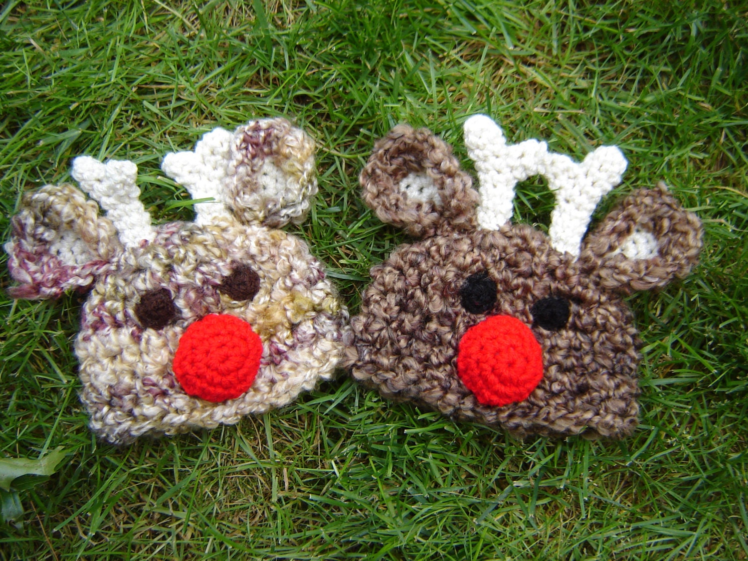 Santa's Reindeer Hat Baby Boy or Baby Girl Photography Prop Sizes Preemie, Newborn, 0-3 months, 3-6 months