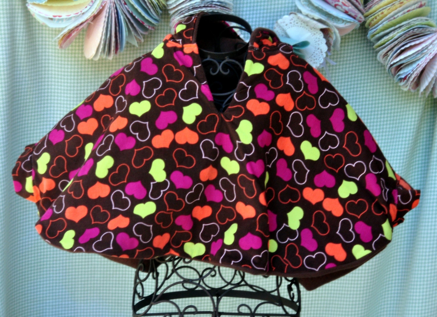 Chocolate Brown Cape with Hood