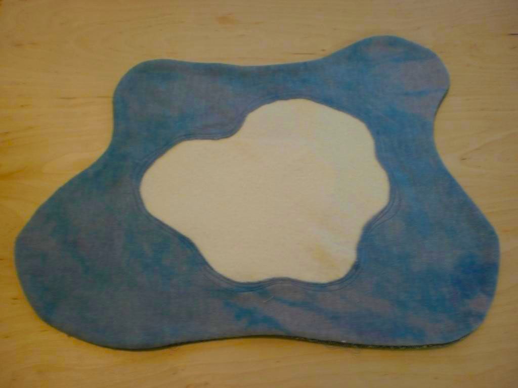 Waldorf Inspired Natural Toy-  Reversible Wool Playmat