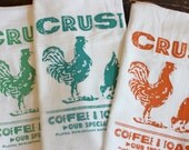 3 Kitchen Towels -Flour Sack Towels -Tea Towels -  Dish Towels - by Modern Vintage Market