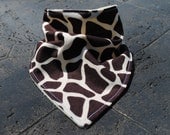 Extra Small Dog Giraffe Print Bandana Collar