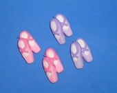 Ballet Shoe Pendants RESERVED for CHERYL
