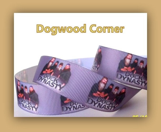 3 Yards  - 7/8" - Duck Dynasty Ribbon - Make Bows, Scrapbook, Sewing, Crafts.