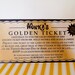 WILLY WONKA Golden Ticket Invitation - Digital printable file