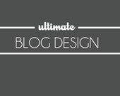 Custom Blog Design - complete blog overhaul, modern, graphic design // Blogger blogs only