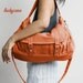 Fathers day sale ASTER  // Burnt Orange // 017 // Handmade // Luckycann // Everyday Canvas Bag // Sale