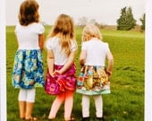 Valori Wells Sewing Card - Sassy Girls T-shirt dress for girls - Quick and Easy Sewing Patterns