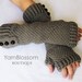 CROCHET PATTERN Fingerless Gloves (Sizes Adult Small to X-Large) Instant Download