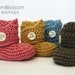 Baby CROCHET PATTERN Baby Button Boots (4 sizes included from newborn to 24 months) Instant Download