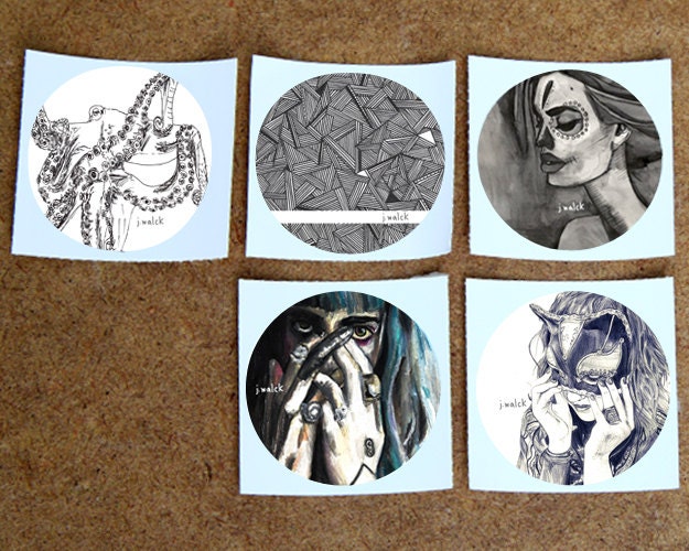 Macabre Sticker Set