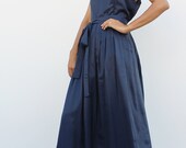 Bridesmaids Dress - Sleevesless maxi dress with pleated skirt  : True Elegant Collection I