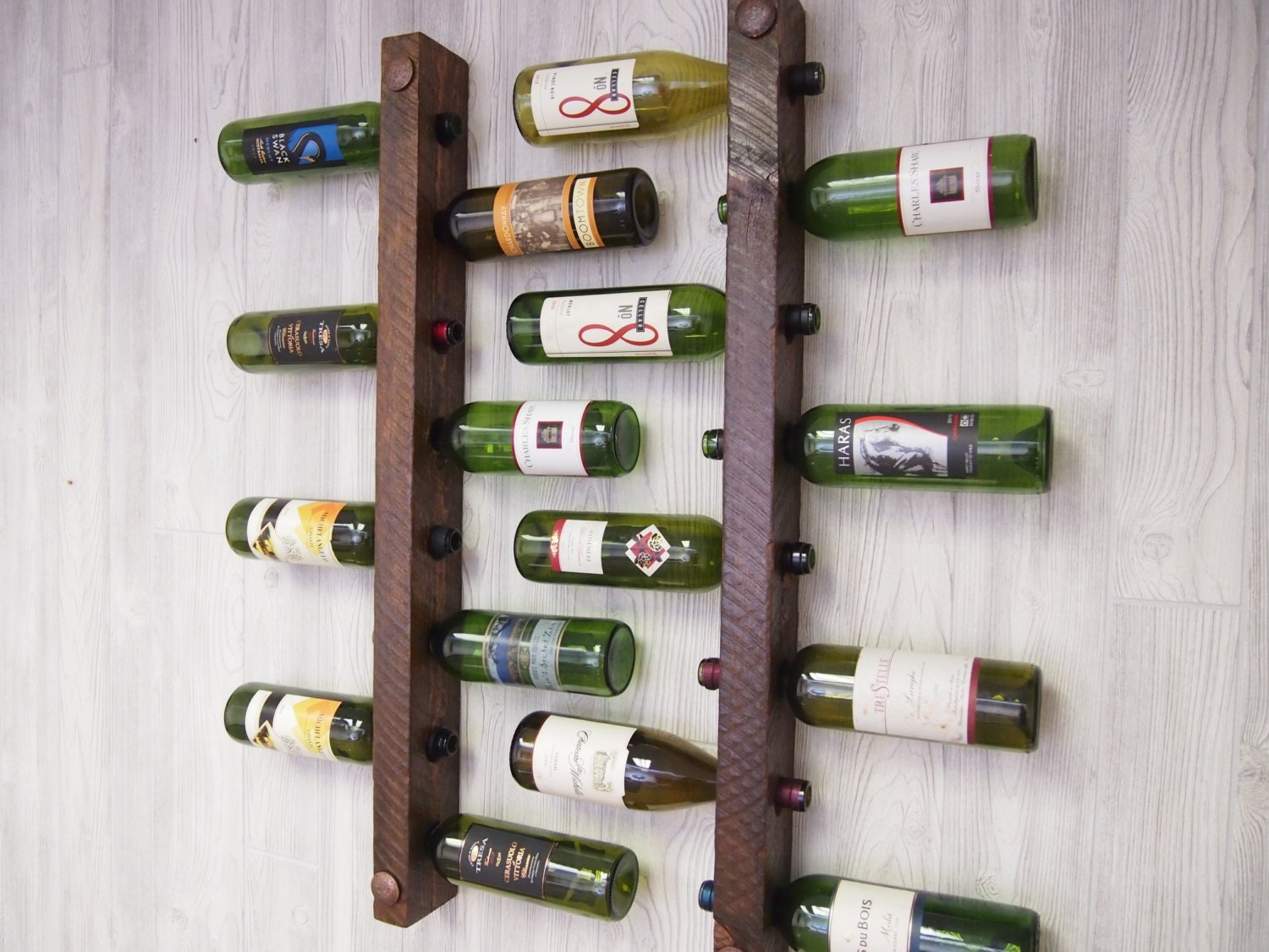 8 Bottle Tuscan Wine Racks, Set of 2
