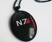Mass Effect N7 Stripe Necklace Gaming Geek