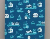 FUNNY WHEELS organic cotton elastane single jersey, 1 m