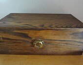 Antique Dovetailed Medium Sized Storage Box Circa 1900
