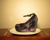 Nebula Handpainted Spiked Wedges