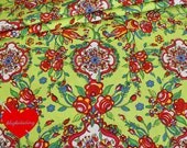 0,5 m Stenzo "old dutch" dutch cotton poplin lime