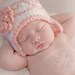 Crochet Baby Hat, Baby Girl Crochet Hat, Newborn Girl, Newborn Photo Prop, Baby Cloche Hat