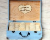 Guest Book ALTERNATIVE FOR 75 GUESTS Rustic Wedding Well Wishes Book (Painted and Distressed in the Color of Your Choice)