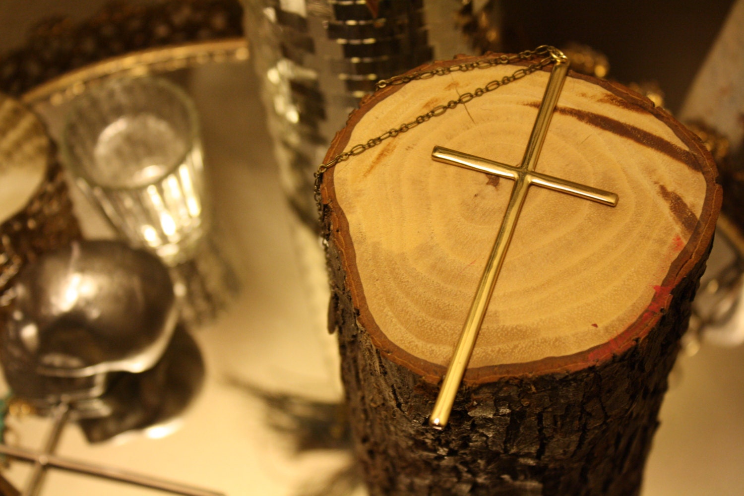 Large Cross Necklace