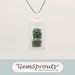 Real Living Tiny Green Cactus Plant Necklace with Ballchain