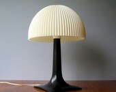 Mod Plastic Mushroom Lamp - Black and White
