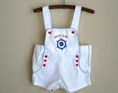 vintage nautical baby romper 6 months