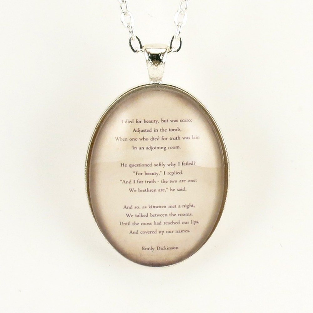 Custom Poem Necklace, Personalized Pendant For Song Lyrics Or Poem
