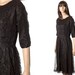 Vintage black lace dress size medium.  1950s frock